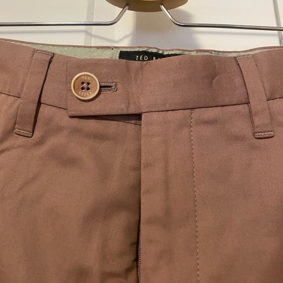 ted baker london dress pants re-luxed fit pink 28R - Picture 2 of 6